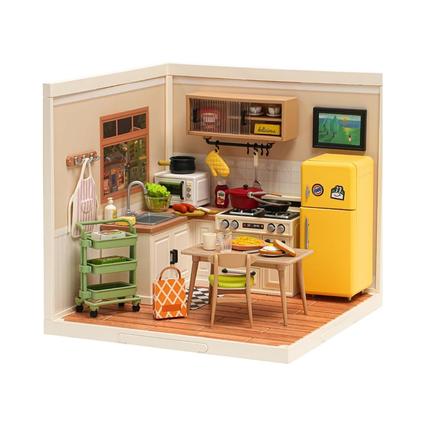 Rolife 1:24 Miniature Dollhouse Super Creator Plastic Building Teens Xmas Gift