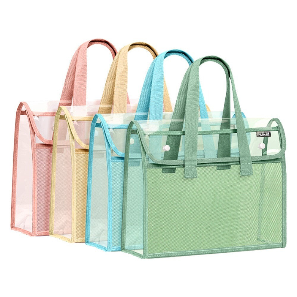 Multifunctional Test Handbag Data Storage Bag School Office Supplies
