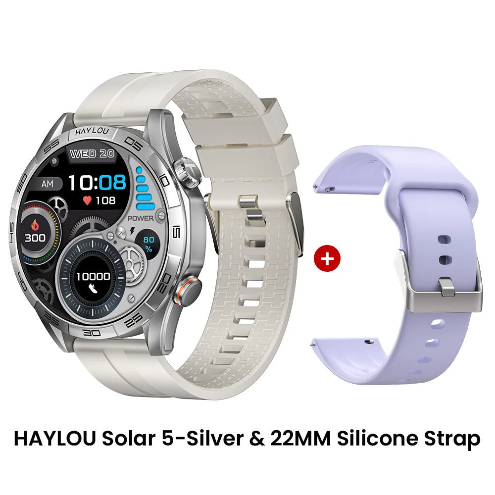 HAYLOU Solar 5 AMOLED Smartwatch with Health Monitoring