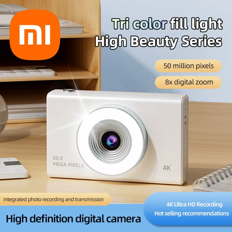 Xiaomi 4K High-Definition Digital Camera with 50MP Autofocus and Retro Design