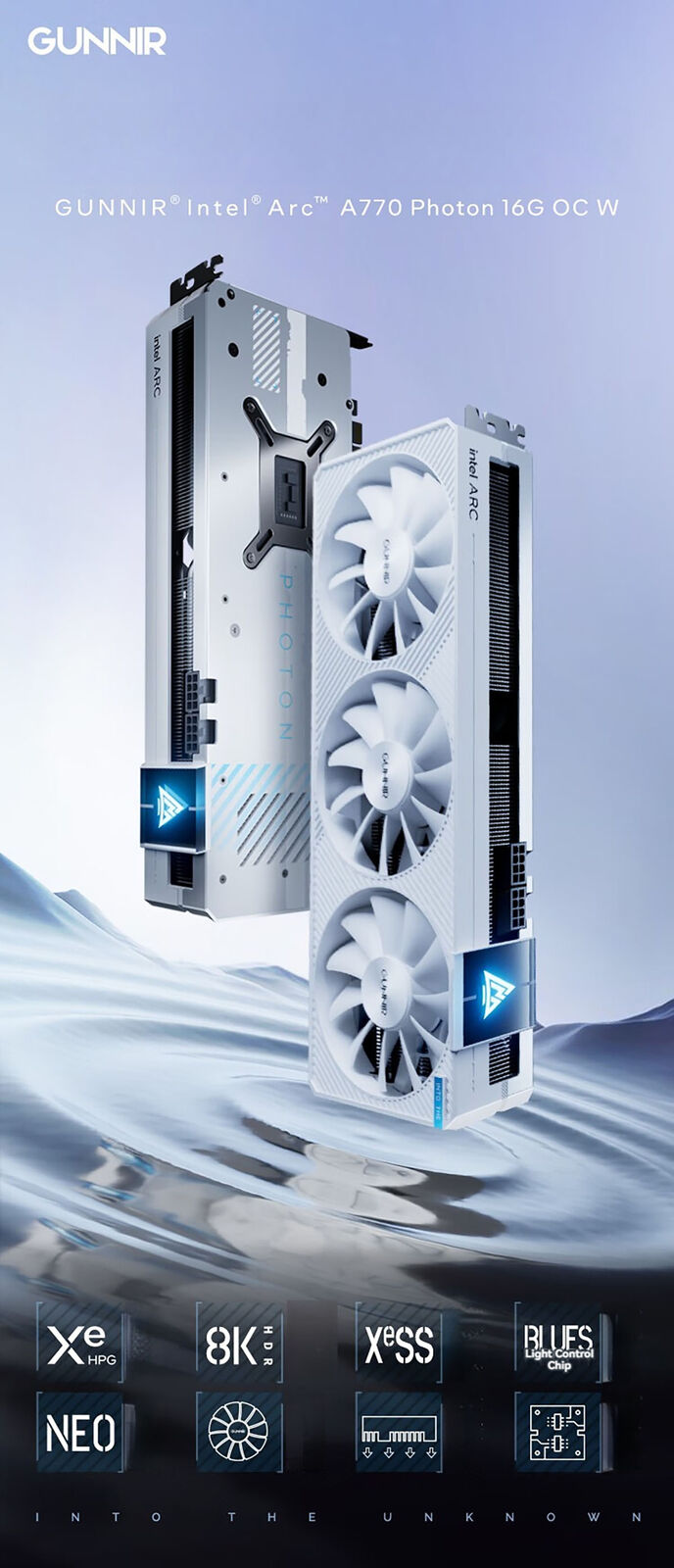 GUNNIR Gaming Graphics Card Intel Arc A770 Photon 16G OC GDDR6 2400Mhz GPU