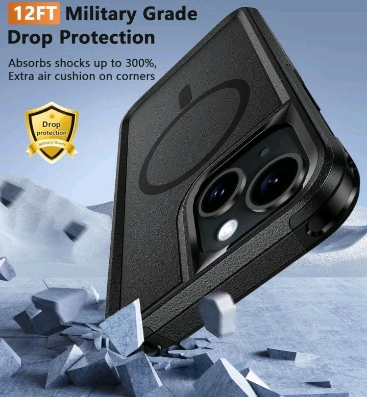Shockproof Case Mag-Safe Magnetic Cover For iPhone 15