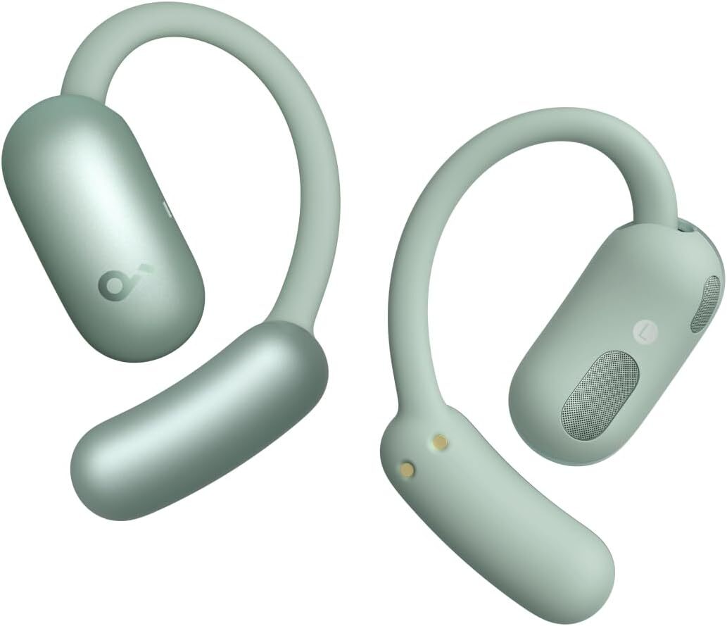 Soundcore AeroFit 2 Open-Ear Headphones Snug Fit Ear Hooks Bass Hi-Res 42H Play