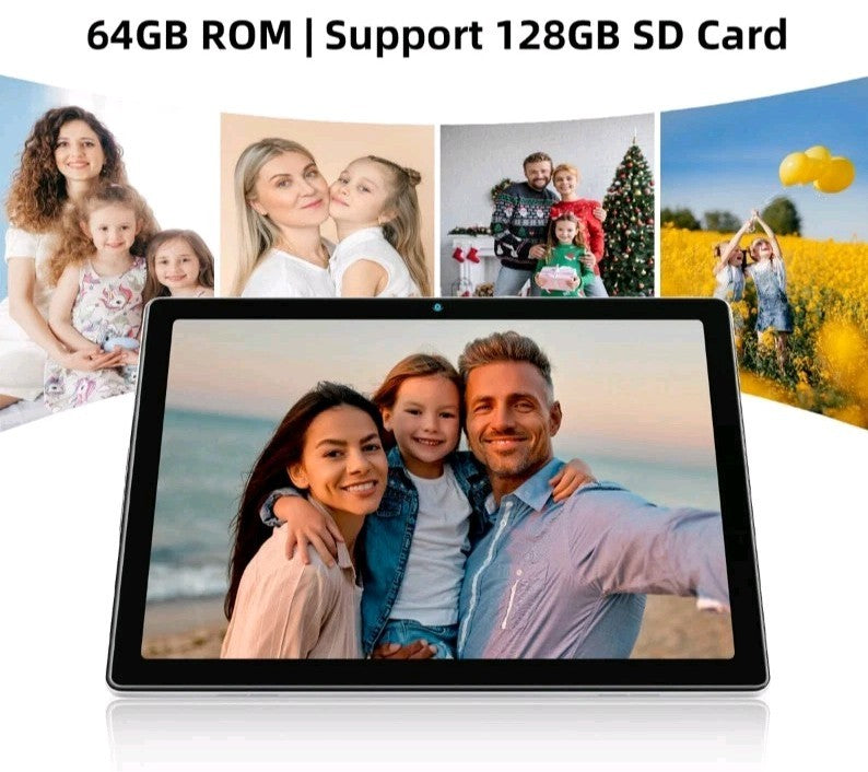 2025 Tablet 10.1" Android 13 Tablet 6+64GB Quad Core 1280×800 HD IPS WIFI