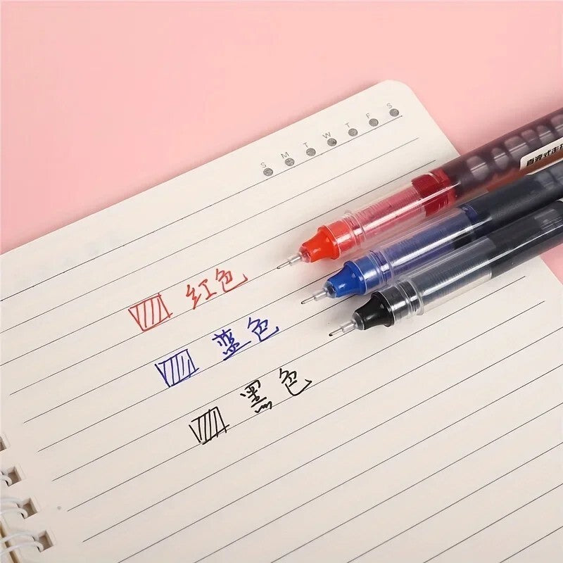 10Pcs Gel Pen Set with 0.5mm Precision Writing Tip - Smooth, Quick-Drying, Kawai