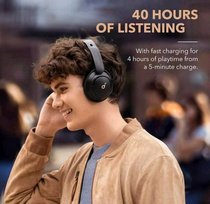 Soundcore Life Q30 Wireless Over-Ear Headphone Hi-Res ANC Headset 40Hr Playtime