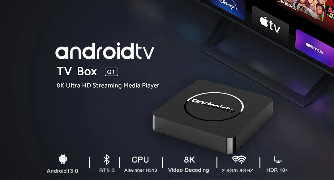 4K HDR10+ Smart TV Box Allwinner H313 2GB16GB Dual Wifi Set Top Box Media Player