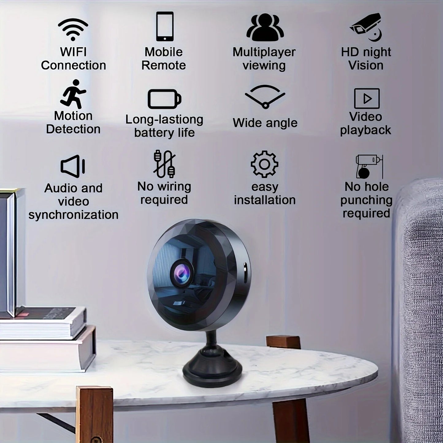 A11 IP Camera WiFi 1080P HD Security Remote Control Surveillance Night Vision US
