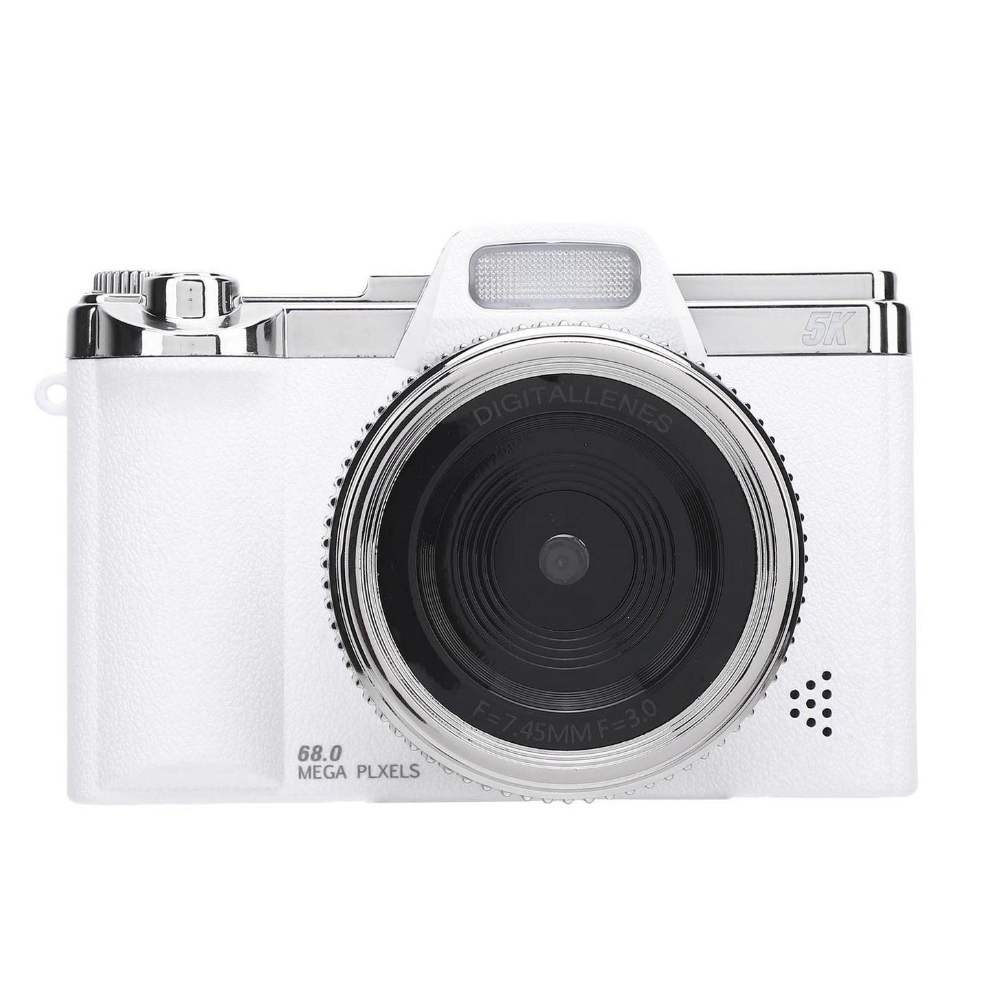 Digital Camera 64MP Pixels 5K HD 16x Zoom AF Autofocus Retro Compact Vlog Kit