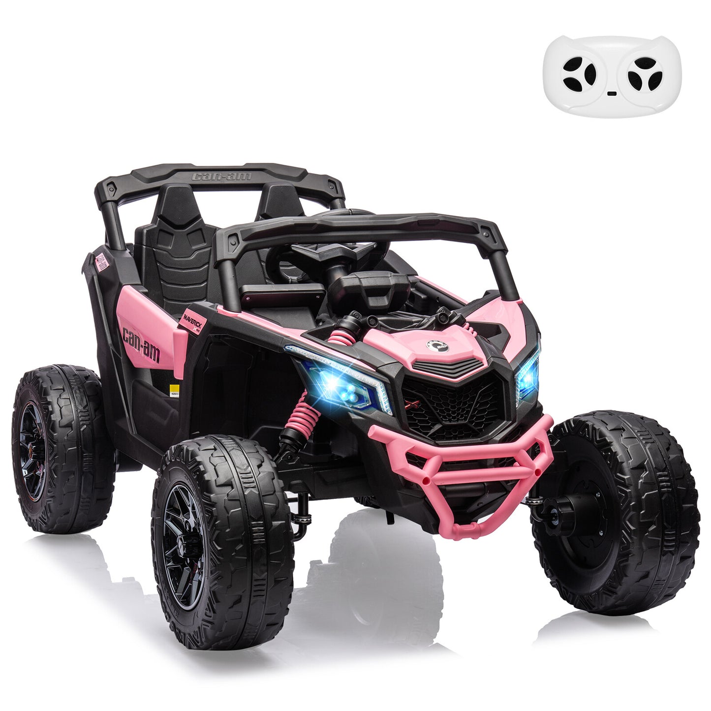 Can-Am Licensed 12V Ride on UTV Car for Kids Electric Fun Toys 4WD Off-Road Quad