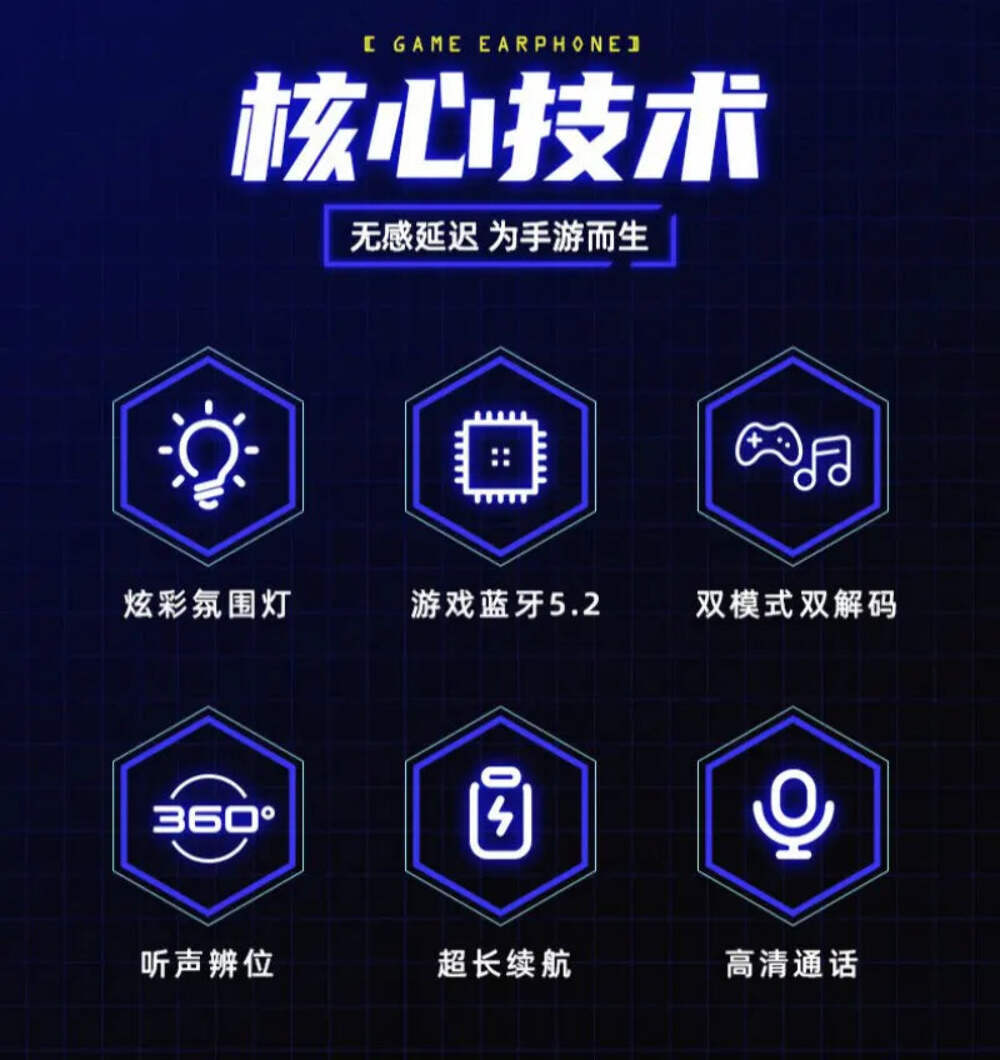 Original XIAOMI M10 Bluetooth Earphones Game Ear Earbud Wireless Headphone For W