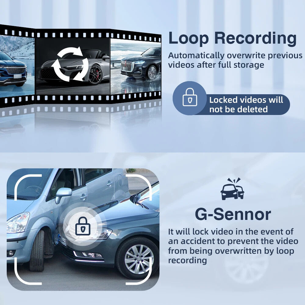 11.3inch Dashcam CarPlay Android Auto IPS Display Bluetooth AUX USB Fit for Benz