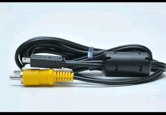 USB CABLE UC-E6 to RCA FOR PENTAX OPTIO WG-2, K1, RZ18, Q, RS1500, WG-1, K5, K7