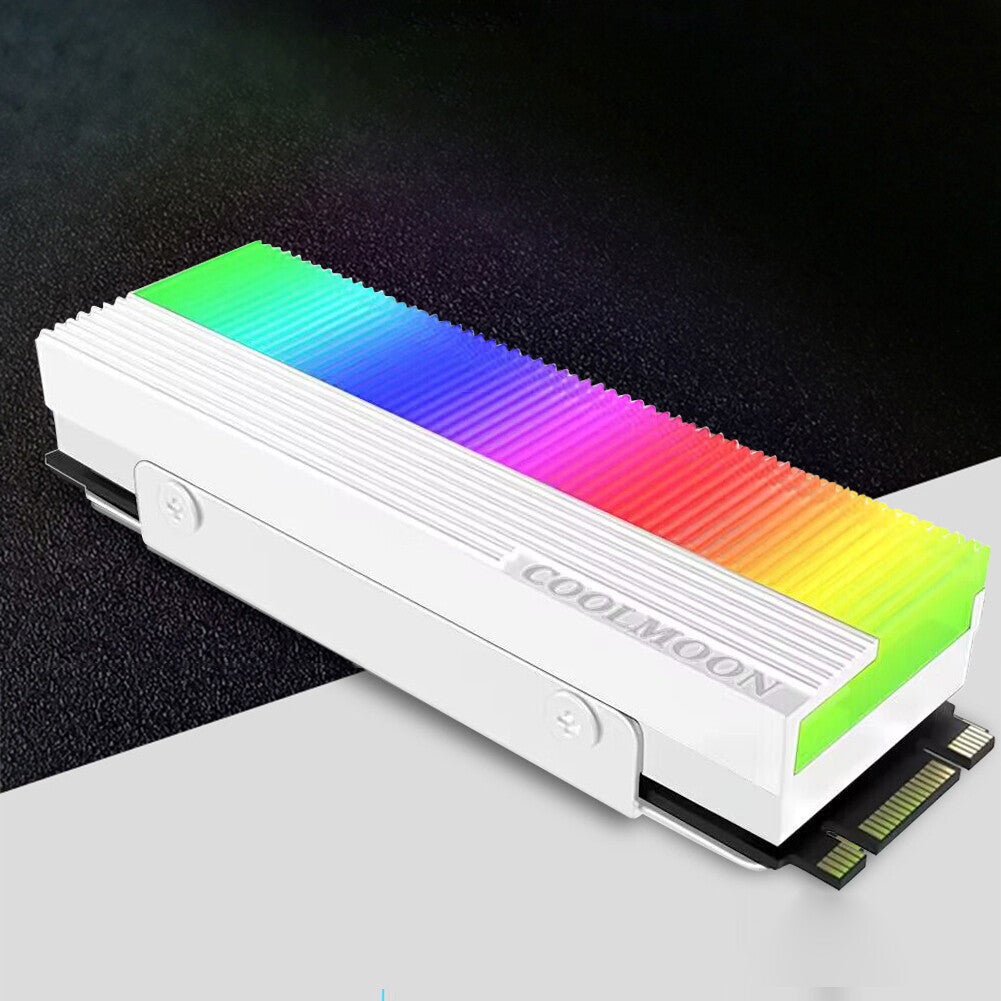 M.2 2280 SSD Heatsink Cooler M.2 SSD Heatsink Cooler Dual Interface 5V 3PIN ARGB