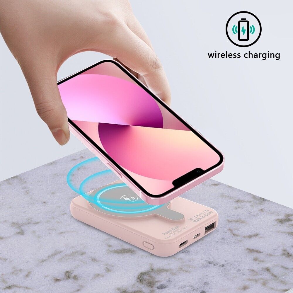 NEW Mini Magsafe Powerbank Wireless External Fast Charging Portable For Mobile