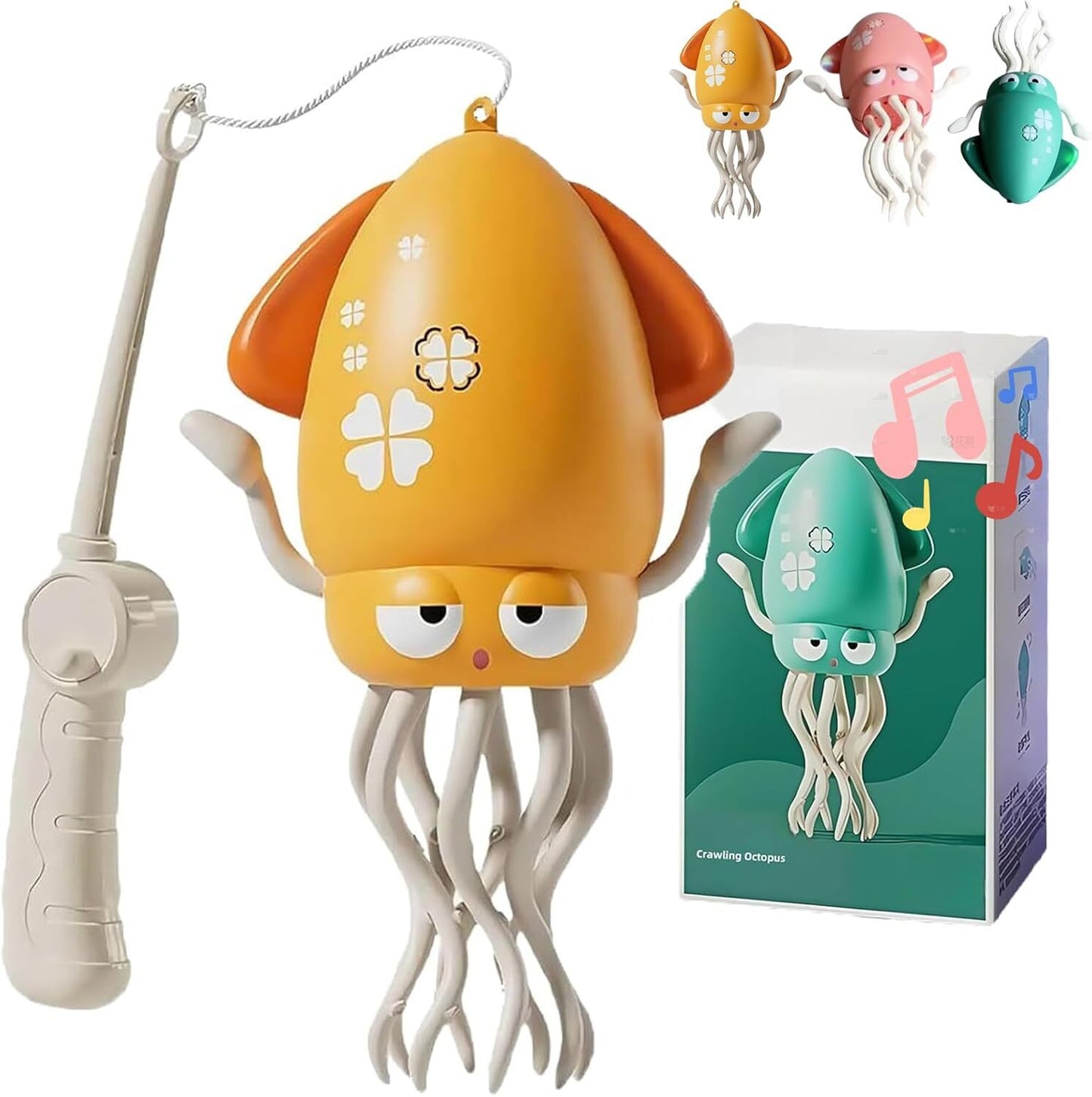 Enginekit Octopus - Electric Crawling Octopus, Magic Dancing Octopus Toy