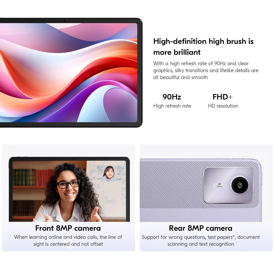 Pad 2024 Tablet 6 / 8GB 128GB Qualcomm Snapdragon 685 Octa Core 11" Screen WIFI
