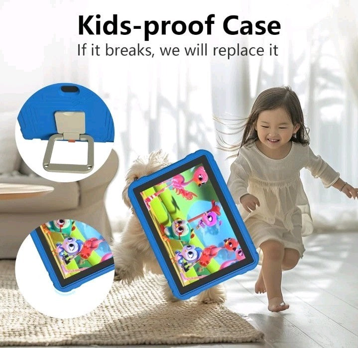JREN Kids Tablet|10 Inch Tablet for Kids Android 13|Octa-core|64GB| 8000mAh|WiFi