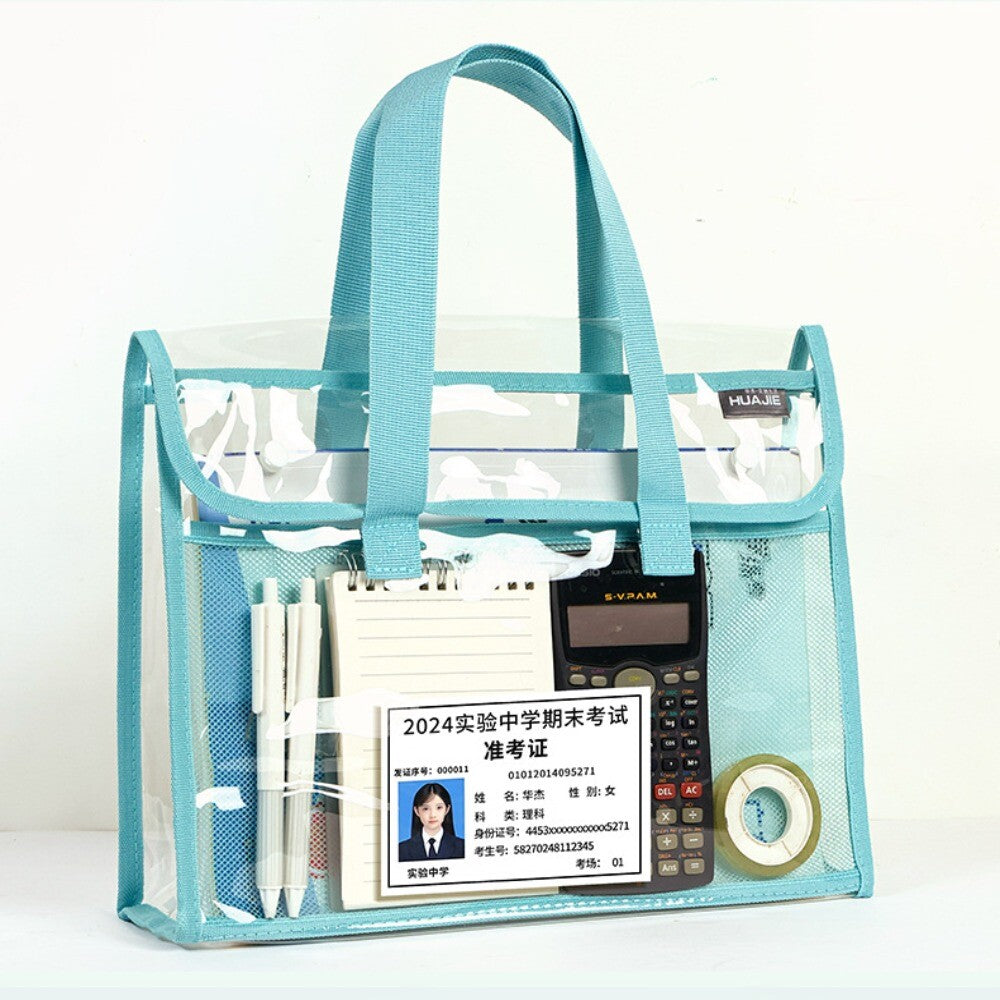 Multifunctional Test Handbag Data Storage Bag School Office Supplies