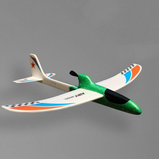 RC Glider Hand Throwing Airplanes Electric Capacitor Educational Toy For Kids