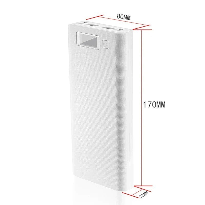 8*18650 Battery Holder Dual USB Power Bank Battery Box Mobile Phone Charger DIY