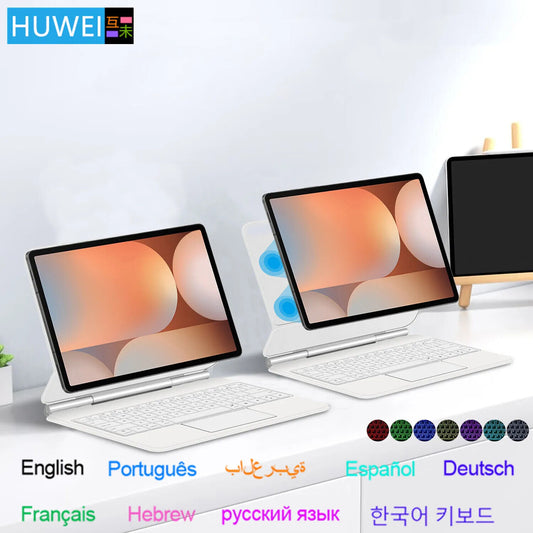 Magic Keyboard for Samsung Galaxy Tab S10+ Case Backlight Keyboard for Samsung T