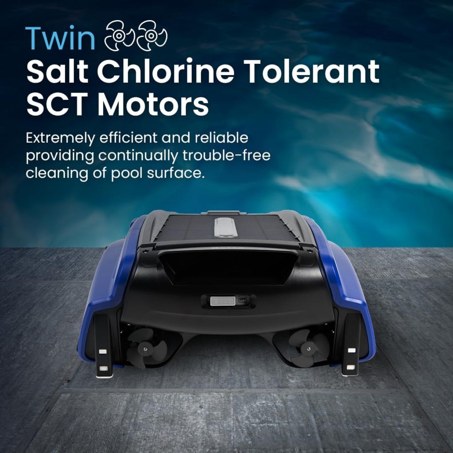 Solar Powered Automatic Robotic Pool Surface Skimmer Cleaner