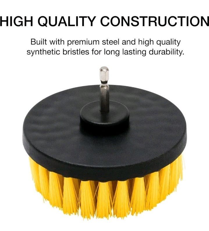 Drill Brush Attachment Set Of 9 Power Scrubber Brush For Cleaning Bathroom Tile