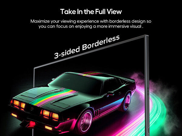 UPERFECT Portable Monitor 18.5 Inch 120HZ with Black Equalizer FPS/RTS,100% sRGB