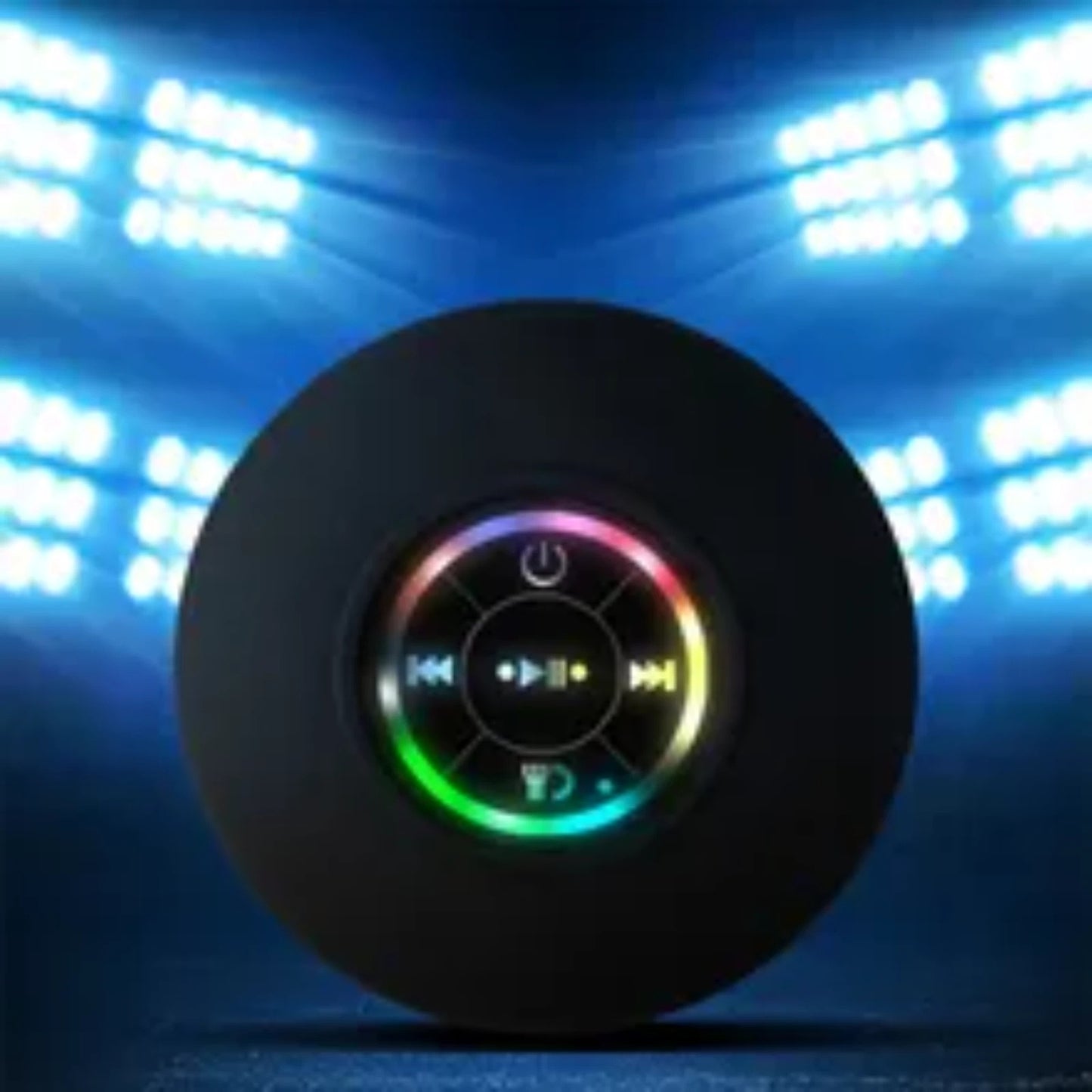 BTS-07 LED Colorful Light IPX4 Waterproof Wireless Bluetooth Speaker