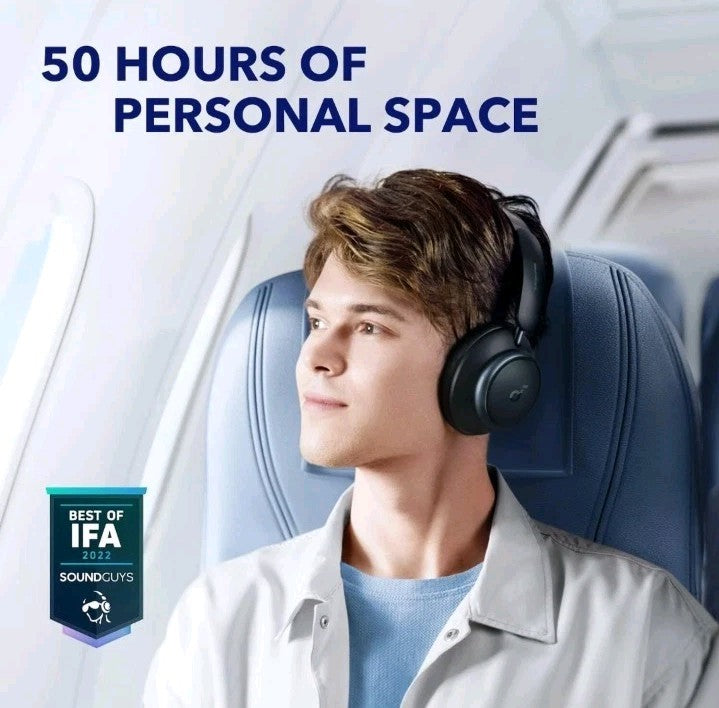 Soundcore Space Q45 Wireless Headphone Over-Ear Active Noise Cancelling 50h Play