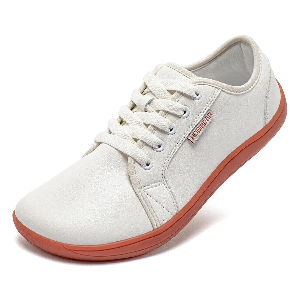 Minimalist Shoes Men Wide Toe Barefoot Shoes Leather Sneakers Lightweight Shoes