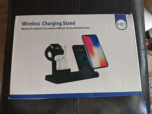 Wireless Charger Charging Station 3In1 For Apple Watch Air Pods iPhone 14 13 12