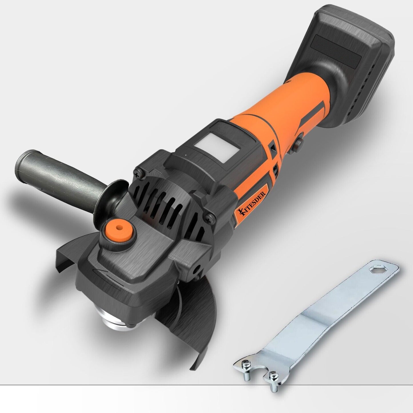 KITESDER Cordless Angle Grinder Handheld Saw 9000RPM with Battery Blade Toolkit