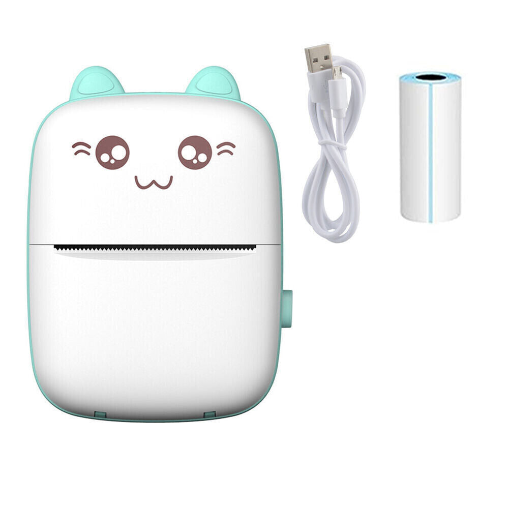 Mini Pocket Thermal Printer Bluetooth Cellphone Photos Sticker Inkless Printing