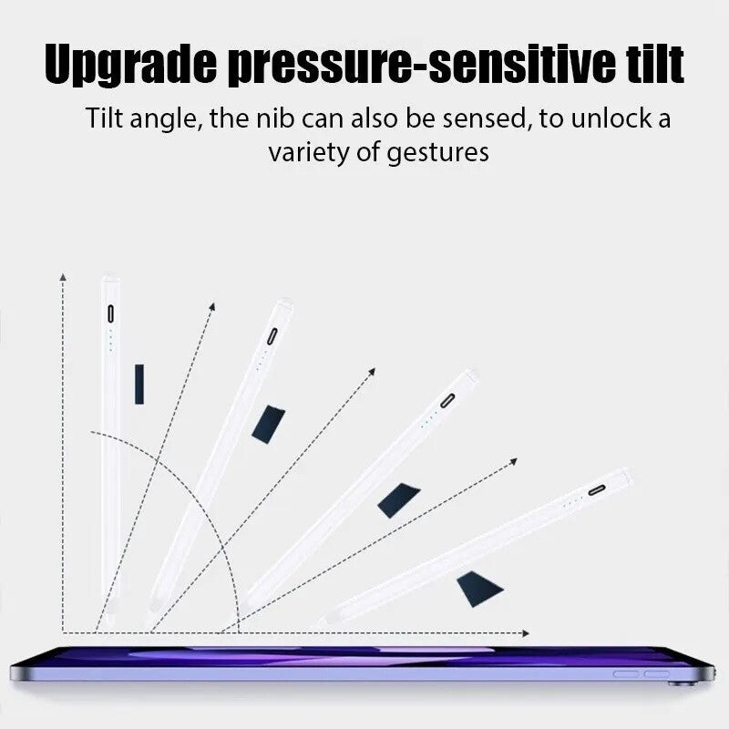 Stylus Pen For Apple iPad Pro Air Mini 2018-2022 w/ Palm Rejection Active Pencil