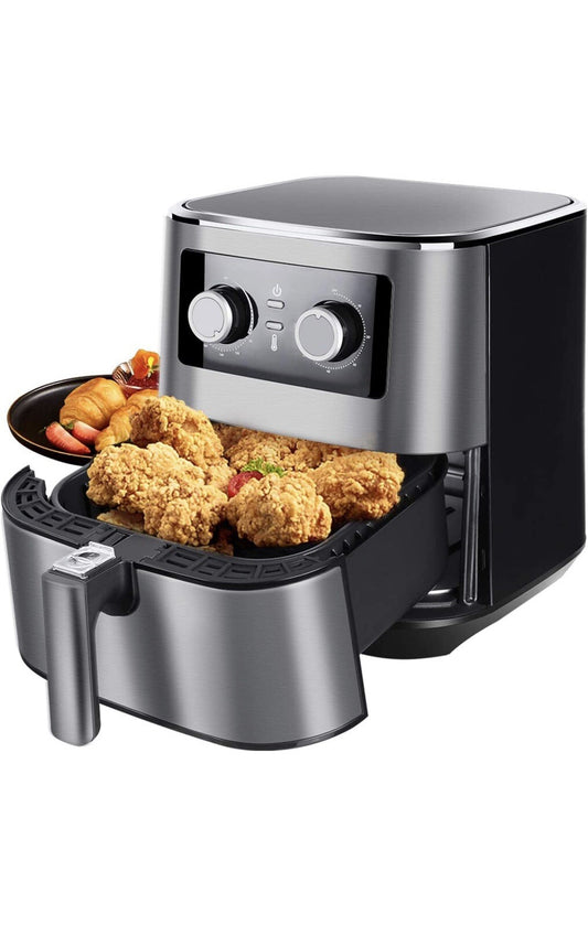 Uten Large Air Fryer 5.8Quart & Electric Hot Air Fryer XL Oven Oilless Cover