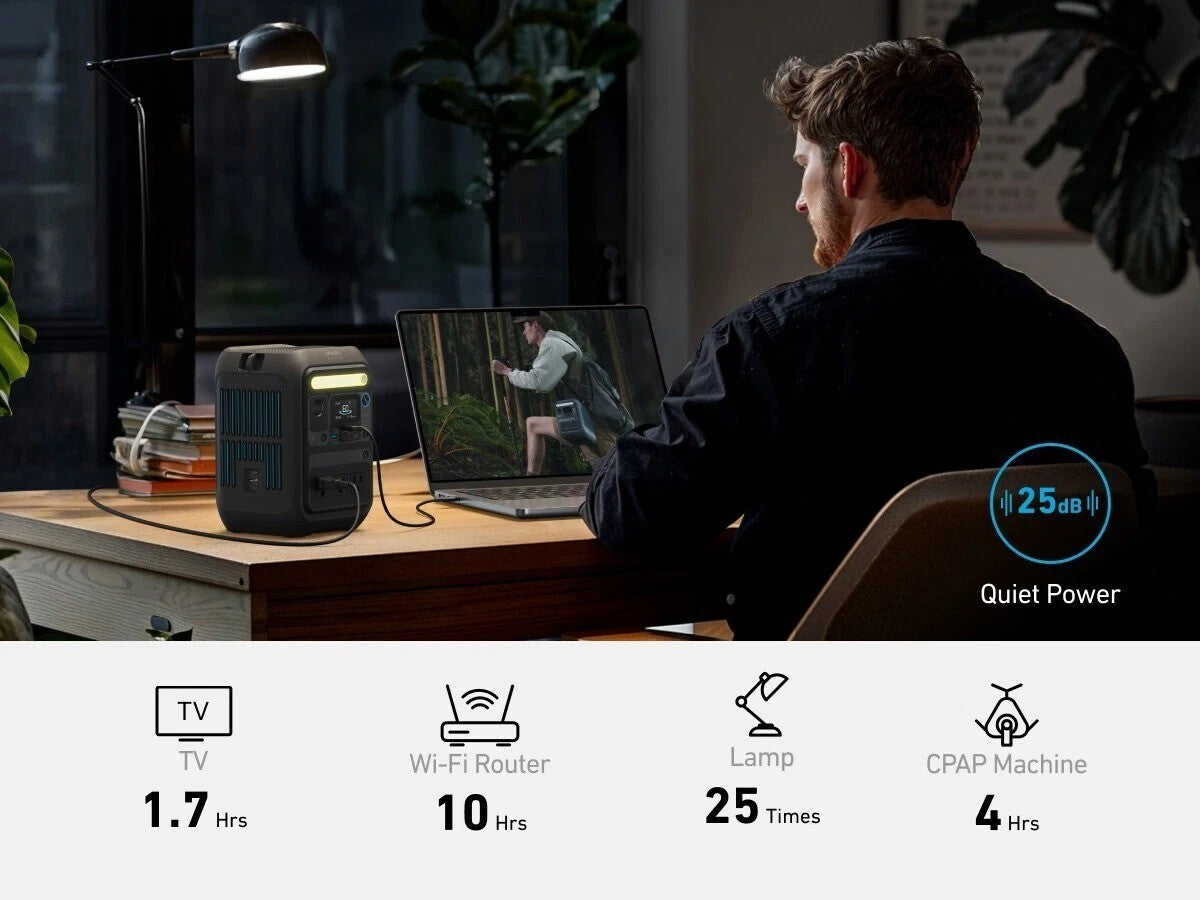 Anker SOLIX C200X Portable Power Station - 230Wh | 300W
