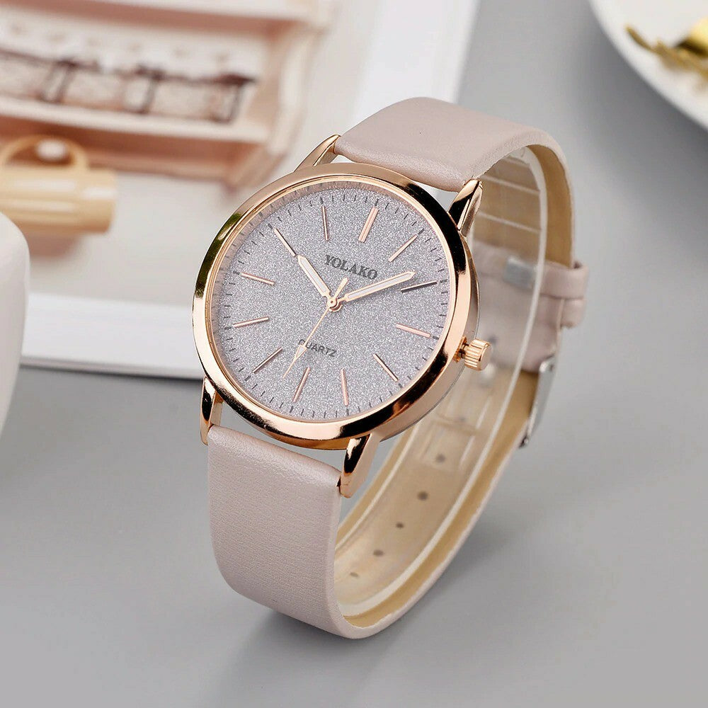 starry sky watch women lady watch for woman Casual Quartz Leather Band Analog wo