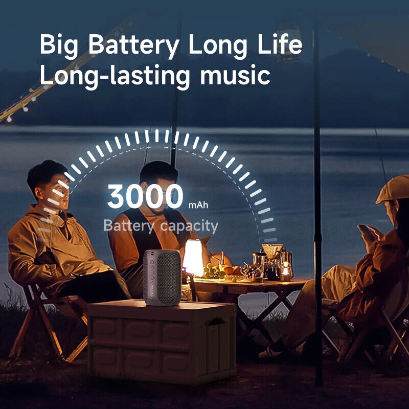 Powerful Bluetooth Speaker, Bass Wireless,LED Light, Outdoor Speakers, Subwoofer