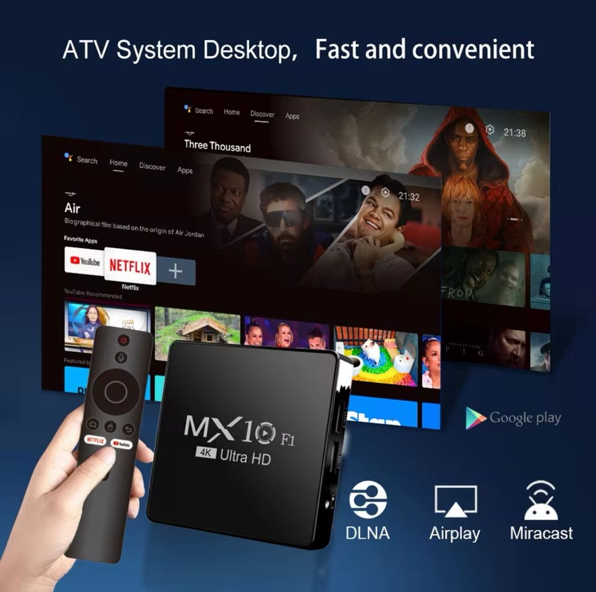 tv box decoder 2024 4k android 13 mx10 f1 digital wholesale
