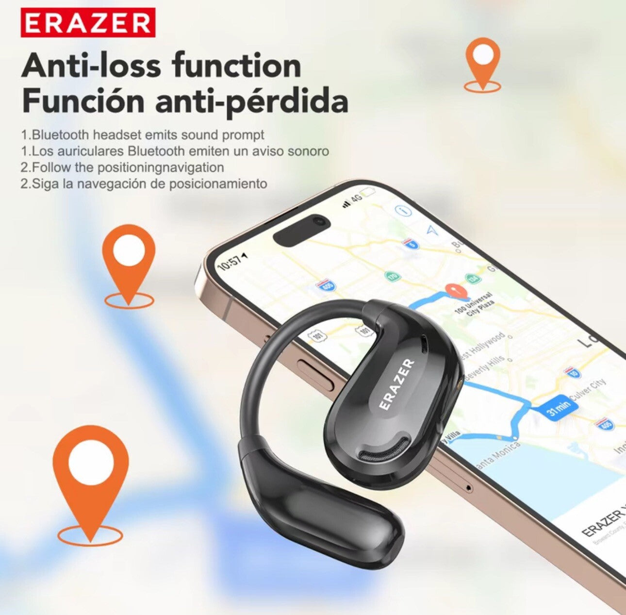 ERAZER XT66PRO OWS Translation Wireless Bluetooth Earphones