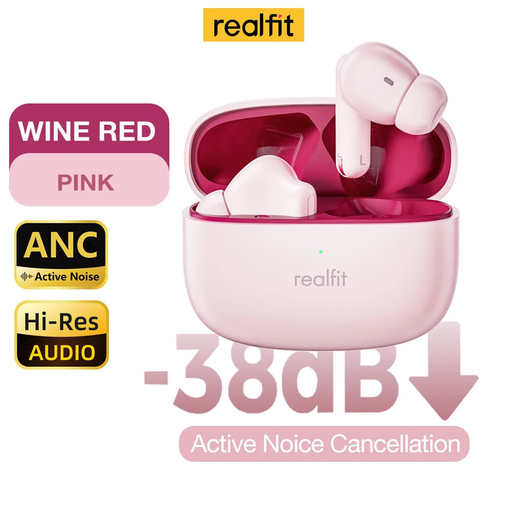 F3 ANC Active Noice Cancellation Bluetooth Earphones ENC Call HIFI Stereo Superb