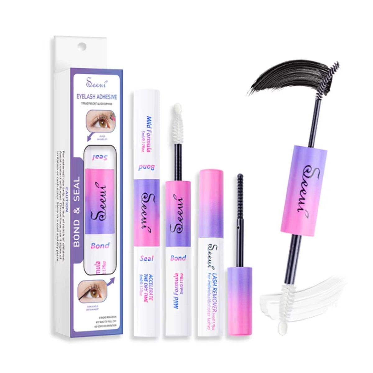 Eyelash Glue and Seal for Eyelash Clusters Strong Fixed Eyelash Glue Lasting Eye