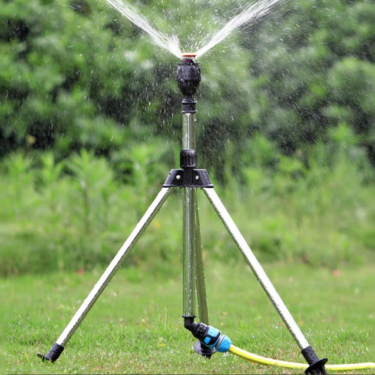 Rotating Tripod Sprinkler with 1/2inch Quick Connector for Greenhouse