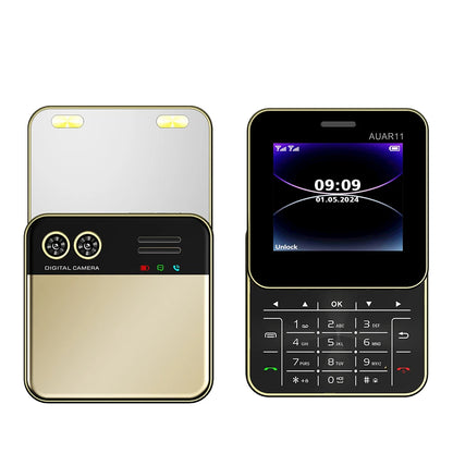 SERVO Rotating Sliding Mini Mobile Phones 2.4“ GSM Blacklist Speed Dail Dual SIM