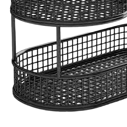 Metal Fruit Basket Vegetables Storage Rack Table Centerpiece Serving Tray