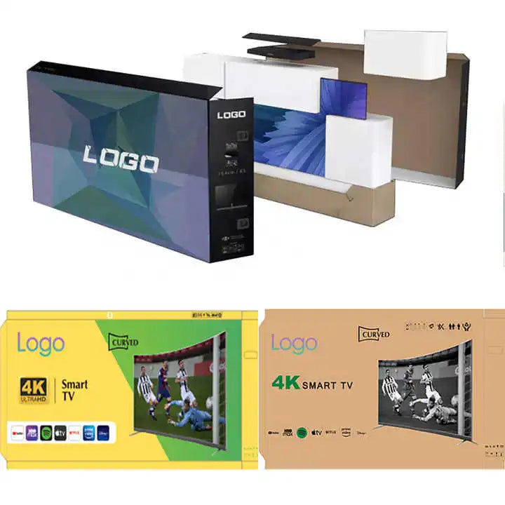 Hot Selling Television Set 55 Inch Full Screen UHD 4K LED Tv 65 Inch Curved Smart Tv
