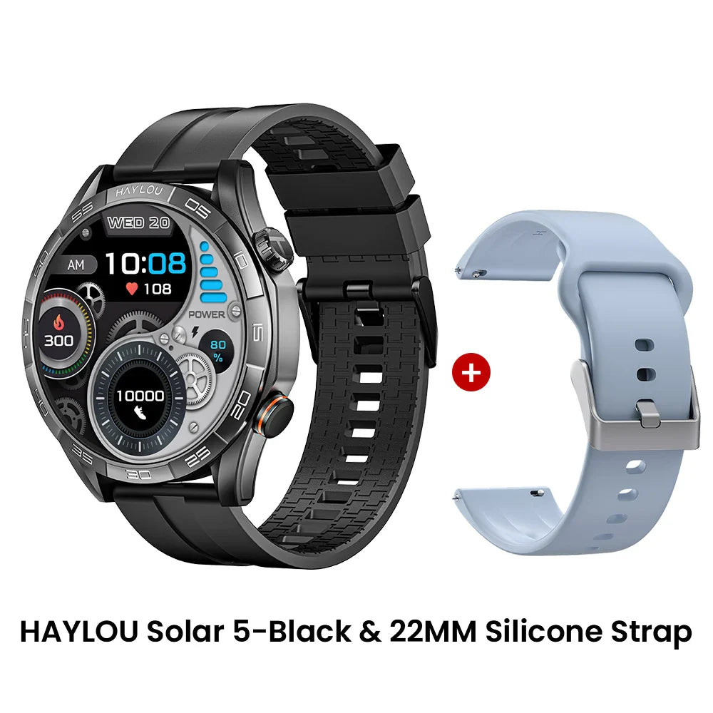 HAYLOU Solar 5 AMOLED Smartwatch with Health Monitoring