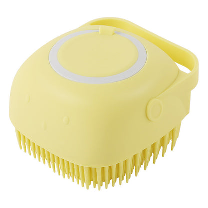 Silicone Dog Bath Massage Gloves Brush Pet Cat Bathroom Cleaning Tool Comb Brush